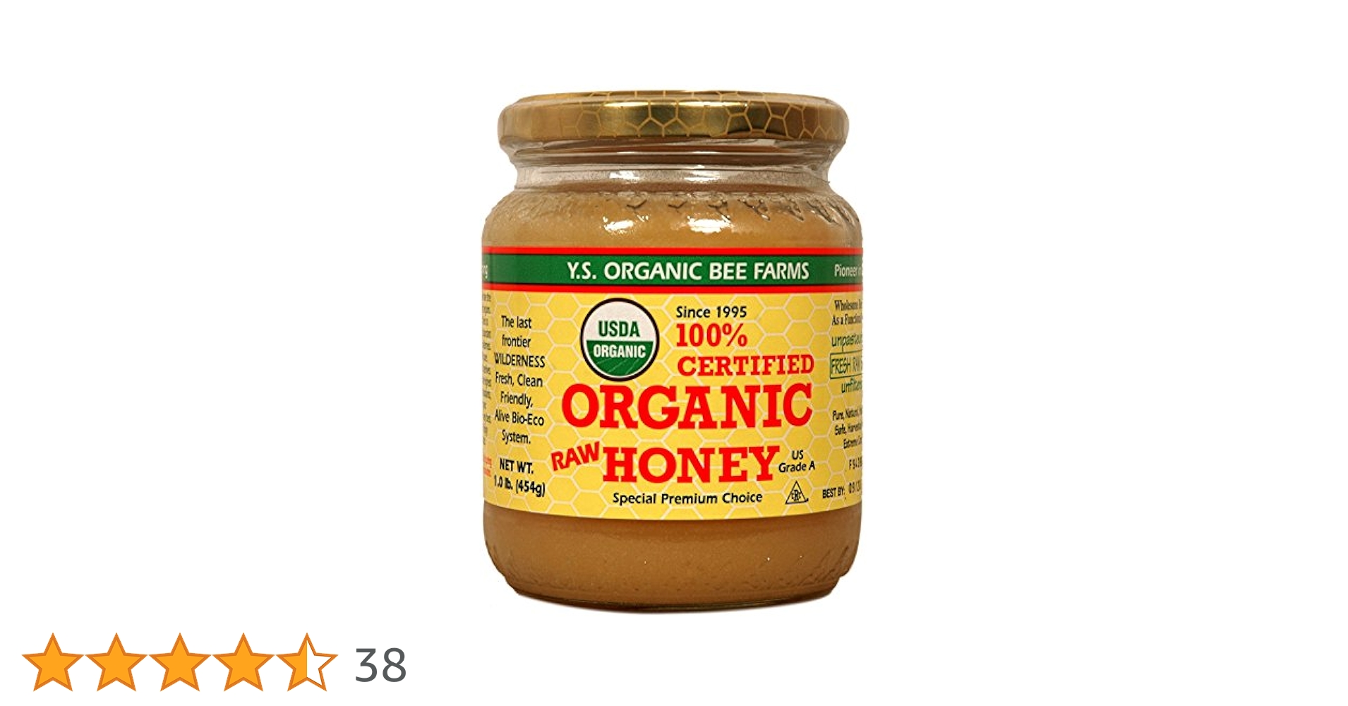 Y.S エコビー ファームズ100％認定オーガニック 生はちみつ 907g 2個 Amazon | Y.S. Eco Bee Farms オーガニック 生ちみつ(2Lbs X 2